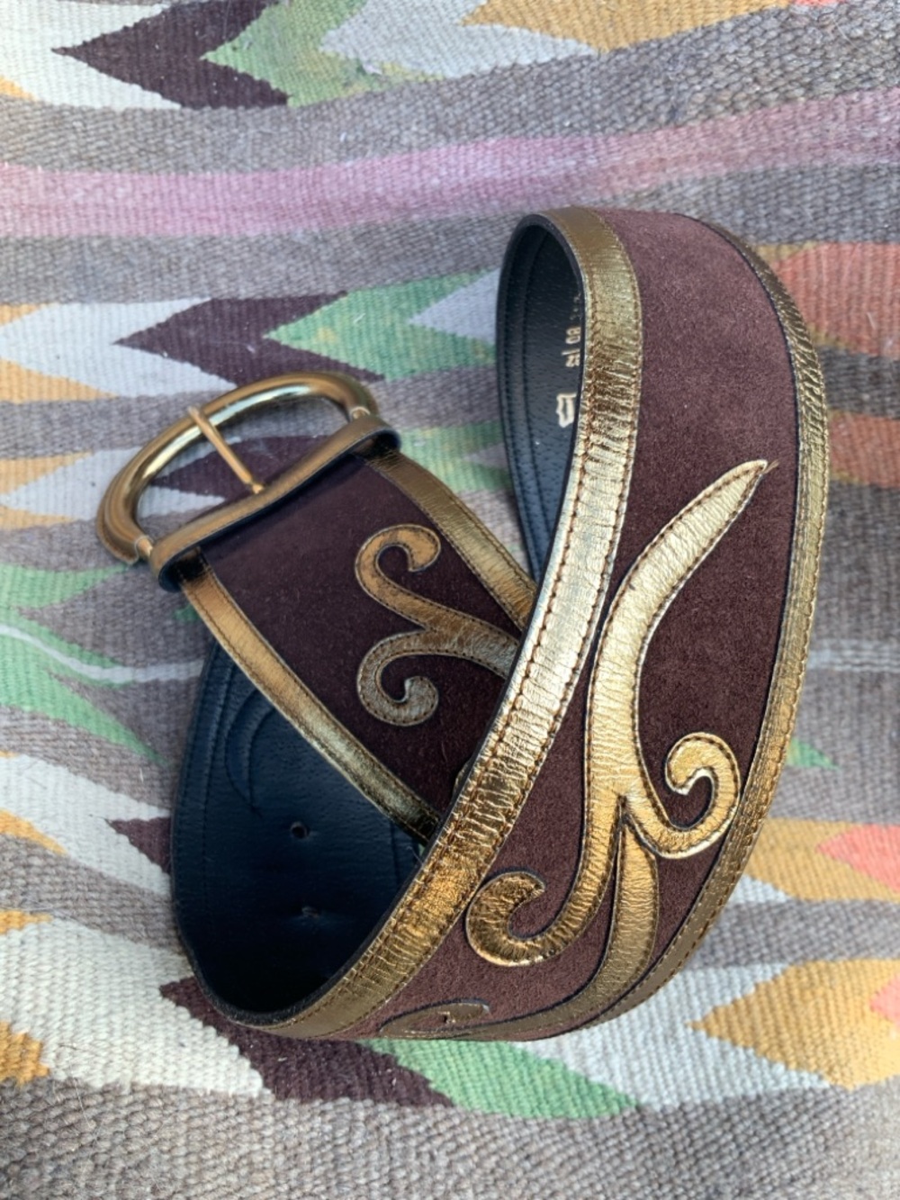 Avignon Suede & Metallic Belt 80 (M)